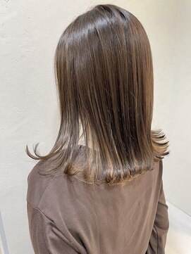 ヘアースペースブルーム リアン 岡町店(HAIR SPACE BLOOM Lien) 【岡町/インナーカラー】ベージュインナー