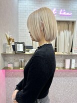 ロンド レア 天神大名店(Lond Le’a)&nbsp;天神ダブルカラーケアブリーチハイトーン抜きっぱなしブロンド