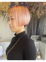 コエル(coel)&nbsp;CoEL/ピンク・ホワイト/ショート