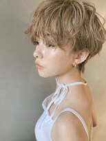 パーク(PARK)&nbsp;【PARK】カーリーマッシュ×クリームベージュ