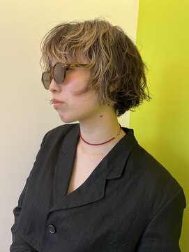 ダールヘア(dar hair) デザインカラー×パーマスタイル/呉市美容室/REN