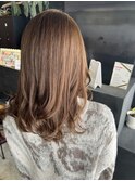 【札幌円山】イルミナカラー/ヘーゼルベージュ/セミロング