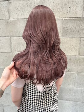 シーク 天神(SEEK) 松尾菫菜/ラベンダーカラー/ダブルカラー/ブリーチ/韓国ヘア