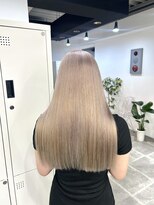 ペレ 栄店(PELE)&nbsp;前髪/アンブレラカラー/こなれミディ/イメチェン/ウェーブパーマ