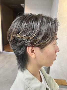 クラスター オシアゲ(CLUSTER OSHIAGE) 毛流れセンターパートウルフ