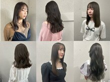 'mirisa～style' 透明感カラーやコテ巻きも好きなのでカットで雰囲気を変えます＊