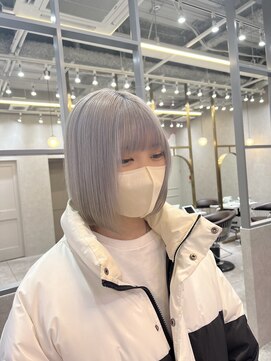 ロンド レア 天神大名店(Lond Le’a) ダブルカラーベージュカラーケアブリーチハイトーンカラー韓国