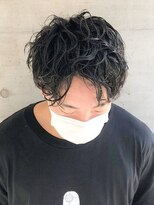 アース 錦糸町店(HAIR&MAKE EARTH) 30代大人男性マッシュ×センターパートニュアンスパーマ