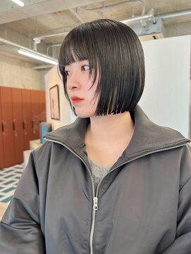 ノエ(noe) 顔まわりレイヤーボブa-25/グレージュ/20代30代