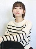 天神【BIRTH】似合わせカット丸みボブ髪質改善耳掛け20代　12