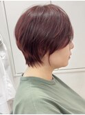 大人似合わせ30代40代50代イメチェンショート×ネビージュカラー