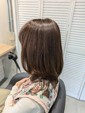 エイト 沖縄豊崎店(EIGHT toyosaki) 【EIGHT 豊崎】お客様スタイル…レイヤー×ナチュラルブラウン…