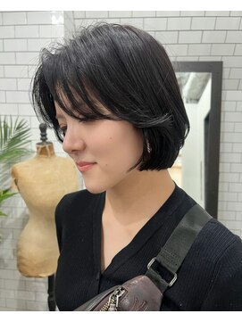 レガーレ(Legare) ボブ×顔周りレイヤー×暖色系カラー