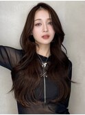 ミニウルフレイヤーカット顔周りカット前髪カット韓国ロング原宿