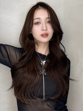 ロンドアンメゾン 原宿(Lond un Maison.) ミニウルフレイヤーカット顔周りカット前髪カット韓国ロング原宿