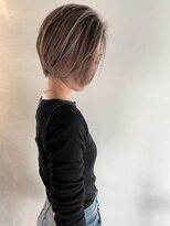 ヘアースタジオ ゼン カロン(Hair studio Zen kalon)&nbsp;ハイライト×パラパラブリーチ×ミニマルボブ20代30代40代50代