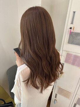 フレイムス ヘアアンドリラックス 東川口店(Frames hair&relax) ブリーチなしダブルカラー×ベージュ