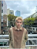 MEN’S HAIR/ブルーブラック/フェザーパーマ/渋谷