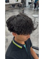 オム ブランシェ(HOMME BLANCHE’)&nbsp;【KAZUKI】シャドウパーマ　マッシュパーマ　メンズパーマ