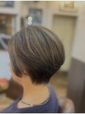 大人女性向けショートボブ