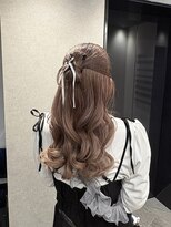 クラリス バイネオ 武蔵小杉(Claris by neo) カチモリリボンシニヨンハーフアップ◯