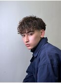 men'shair/波巻きツイストスパイラル/ニュアンスパーマ