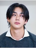 地毛風ストレートメンズ縮毛矯正髪質改善韓流センターパート