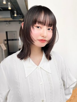 アルバム 池袋(ALBUM) ボブルフ透明感カラー小顔くすみベージュ_F0309