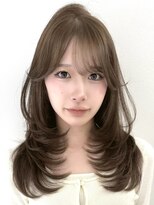 ヨロ 上野(YOLO)&nbsp;ハイライトカラーミルクティーベージュケアブリーチダブルカラー