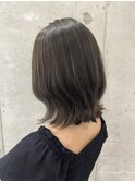 透明感オリーブカラー