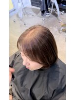 プラグ ヘアーデザイン 大名店(PLUG hair design)&nbsp;*ショートボブ/ショートヘア/脱白髪染め/白髪ぼかし/髪質改善
