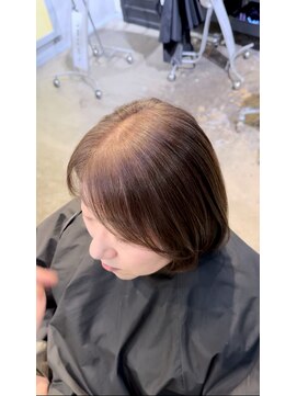 プラグ ヘアーデザイン 大名店(PLUG hair design) *ショートボブ/ショートヘア/脱白髪染め/白髪ぼかし/髪質改善
