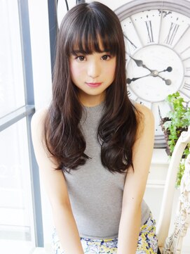 ヘア ジュレ ドゥ(hair jurer deux) 【ヘアジュレドゥ 古居】 黒髪 Sweet カワイイロング