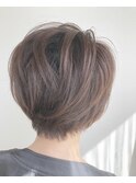 【ao hair garden】エアリーショート×カシスブラウン
