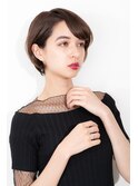 小顔に魅せる☆大人ショート3 ツヤ髪