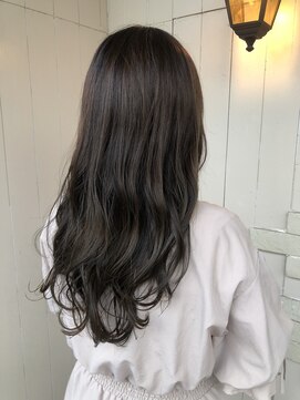 アムレヘアー(amule hair) 【amule hair】ロング×透明感グレージュ