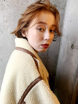 アイティー バイ アルバム 浦和店(IT by ALBUM) ニュアンスミニボブ_ココアブラウンセシルカット_7465