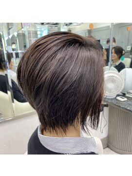 ル サロン リーカ 高見ノ里駅前本店(Le’Salon RYiCA) クールショートボブルフ