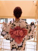 浴衣着付け&ヘアセット