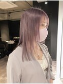 my84_ラベンダーベージュ/Wカラー/ブリーチオンカラー