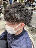 波巻きミックスパーマ