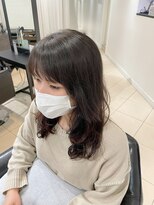 ラブクロムトーキョー オモテサンドウ(LOVECHROME OMOTESANDO)&nbsp;上品☆パーマでつくる大きめカール　髪質改善