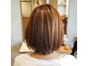 【TSUNE限定】カット+カラー+ポイントハイライト　￥13500～