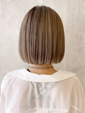 アイティーバイアルバム 藤沢店(IT by ALBUM) ミルクティーボブ_ショコラベージュボブルフ_ba345412