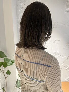 コフィー バイ メルト 吉祥寺(cofy by melt) 【松本咲花】ブリーチなしオリーブベージュ　ニュアンスカラー