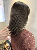 【脱白髪染めハイライト】上品なグレージュ/平尾/高宮/薬院