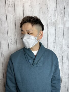 ビューティドレッセヤマノ 池袋パルコ(Beauty Dresse YAMANO) フェード&パーマ　メンズカット