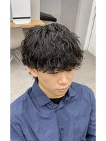 オムデュー(HOMME DEUX)&nbsp;【KAITO】マッシュウルフ×波巻きパーマ！