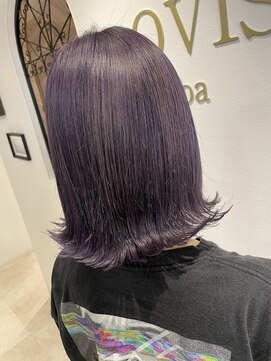 ラビスモア(Lovis moa) 魅力倍増カール/セミディ/シアーカラー/ダークアッシュ/姫カット