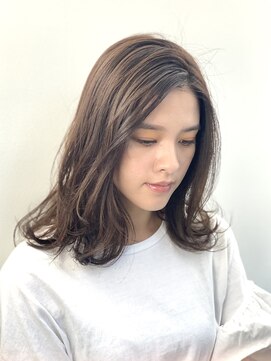 エアー 銀座タワー(AIR) 【ベージュカラー　ふんわりミディアム】　藤本麻衣